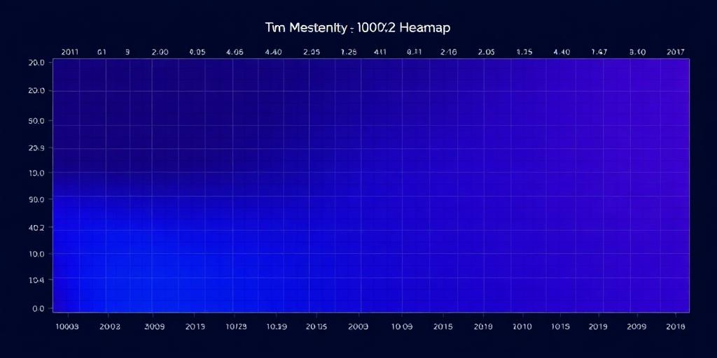 Productivity metrics heatmap